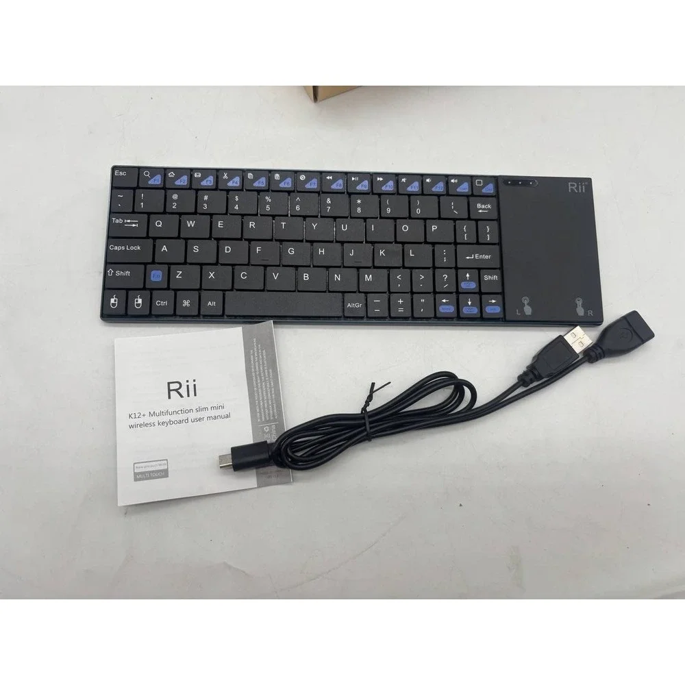Rii mini i12+ Wireless Mini Keyboard withTouchpad mouse PC Tablet Android TV BOX